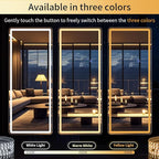 56"x21" LED Full Length Mirror – Standing Floor Body Mirror - Image 5