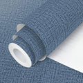 Blue Wallpaper Grasscloth Peel and Stick Wallpaper 17.7inch x 393.7inch by lenify