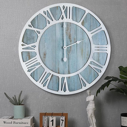 1st owned Wall Clocks for Living Room Decor, Round Silent Non Ticking, Modern by Wallclockdecor