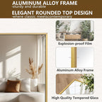 Koonmi 77"x38" Floor Mirror Full Length, Bedroom Floor Body Mirror - Image 4