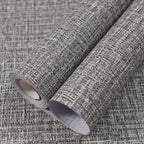 WADILE Grasscloth Peel and Stick Wallpaper 15.7in x 78.7in, Textured Contact by WADILE