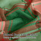 Lajode Plaid Curtains for Living Room 63 Inch Long - Image 4