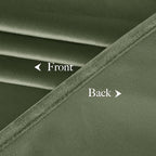 NICETOWN Sage Green Velvet Backdrop Curtains 144 inches Long 2 Panels, Wall - Image 9
