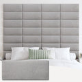 IFNOW Upholstered Wall Mounted Headboard, 3D Soundproof Wall Panels Peel and by IFNOW