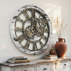 ImprovingLife The Gears Clock The Original Real Moving Gear Wall Clock Vintage - Image 4