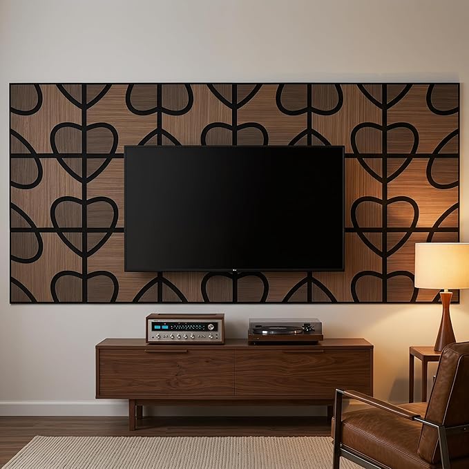 Acoustic Wood Slat Panels, 3D Fluted Wood Panel Sound Absorbing Panel - Image 4