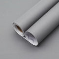 Yancorp 16"x120" Matte Gray Contact Papaer Peel and Stick Wallpaper Vinyl Wrap by YancorpHomeDecor