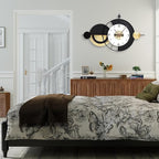 Large Modern Wall Clocks Big Wall Clock Nordic Style Metal Dial Battery - Image 4