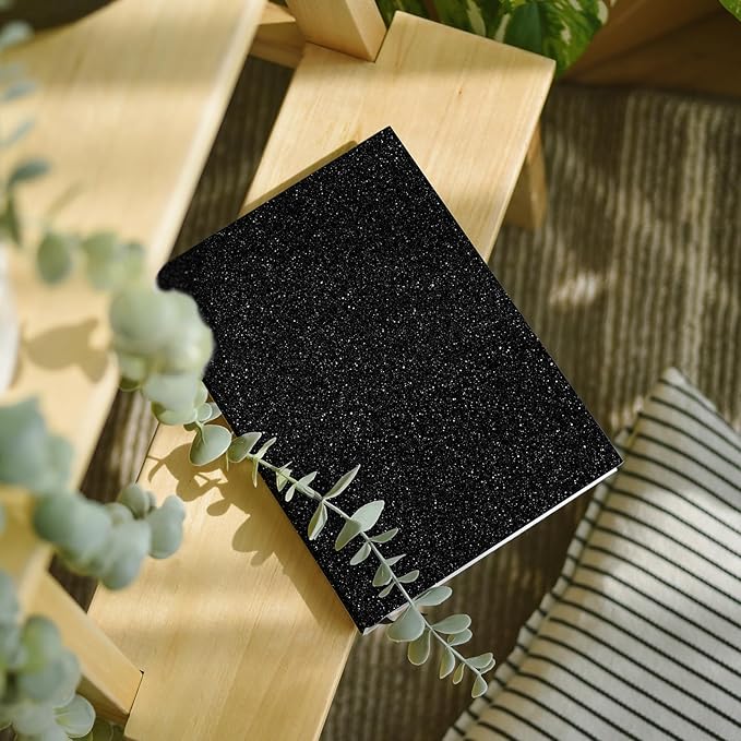 CRE8TIVE Black Glitter Wallpaper Border Peel and Stick Wall Border Sparkle - Image 7