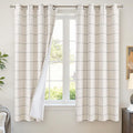 Lajode Linen Blackout Curtains for Bedroom by Lajode