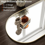 HARRITPURE 20"x30" Arched Bathroom Mirror - Image 3