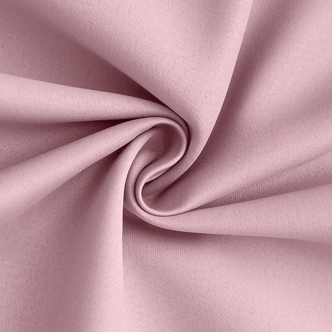 Yakamok 100% Blackout Curtain Panels 63 inches Cold and Light Blocking Drapes - Image 3
