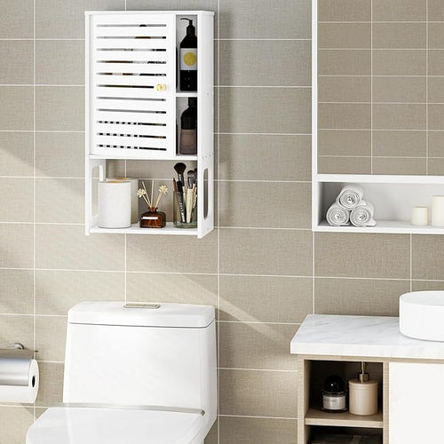 4-Tier Wall Bathroom Storage, Space-Saving Organizer - Image 2