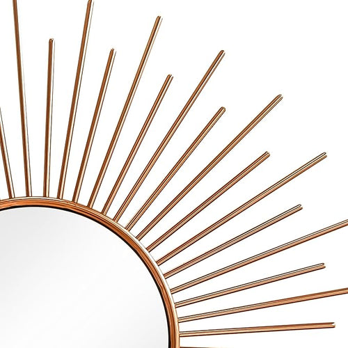 3 Pack Metal Mirrors for Wall Sunburst Wall Mirrors Home Décor Decorative - Image 2