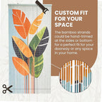 Vietbud Décor Tropical Leaves Beaded Curtains - Image 4
