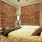 2 Pack Bamboo Reed Roll-Up Blind Shades - Image 7