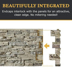 AZ Faux High-Density Polyurethane Faux Stone Interlocking Right Endcap - Image 7