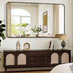 Easly 30 x 48 Inch Bathroom Mirror, Rounded Rectangular Vanity Mirror - Image 8
