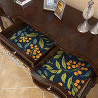 BOKEBEVE Blue Orange Green Wallpaper Peel and Stick Boho Leaves Floral Contact - Image 6