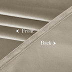 NICETOWN Camel Velvet Curtains 84 Inch Long 52 Wide, Room Darkening Drapes - Image 8