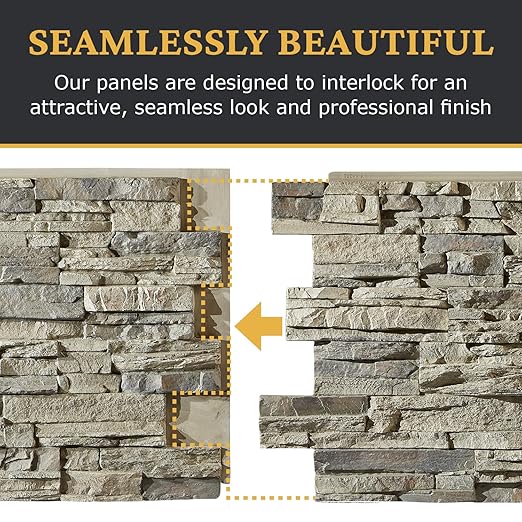 AZ Faux High-Density Polyurethane Faux Stone Wall Covering Panels - Image 7