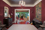 Erfoni 197"x17.7" Vintage Dark Red Wallpaper Thicken Floral Embossed Contact - Image 6