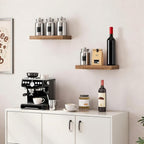 Vervida® Rustic Brown Floating Shelves - Image 5