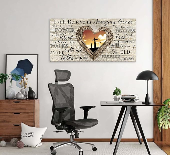 Cao Gen Decor Art A63562 Amazing Grace Wall Art Decor Canvas Print Picture - Image 5