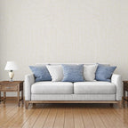 Yancorp 32.8ft Cream Textured Fabric Wallpaper Faux Grasscloth Beige Peel and - Image 6