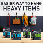 3M CLAW 25 lb. 2 Drywall Black Hooks & 2 Extra Picture Hangers, Heavyweight - Image 11