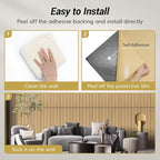 TONOR 4 Pack Large Acoustic Panels, 47.2" X 23.6" X 0.35" Acoustical Wall Panel - Image 5