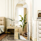 HARRITPURE 64"x21" Arched Full Length Mirror Free Standing Floor Mirrors - Image 7