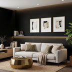 FUKU MON 24"x786" Black Wallpaper Peel and Stick Black Contact Paper Matte - Image 3