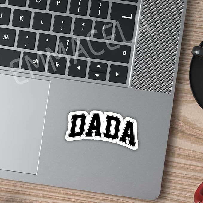 (3PCS) Dada Sticker - Waterproof Vinyl Decals for Laptops, Tumblers, Books, Scrapbooks, Water Bottles, Father's Day Gift for Dad, Papa 3 x 1.4 Inch
