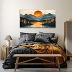 Suconvng Mountain Boho Wall Art - Image 6