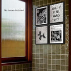 Retro Black And White Newspaper Poster Wall Art, What If It All Works Out Wall - Image 6