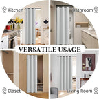 RYB HOME 100% Blackout Door Curtain - Image 5