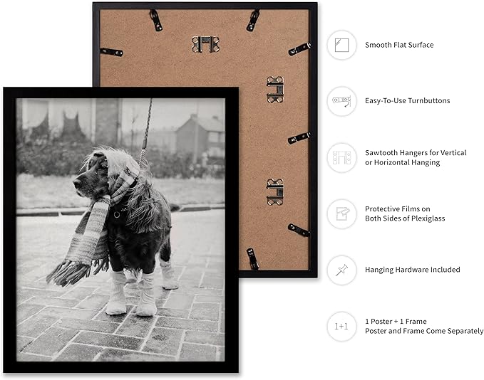 Poster Master Dog Dressed for Winter Print - Image 2