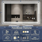 48“ x 28” LED Bathroom Mirror - Image 2