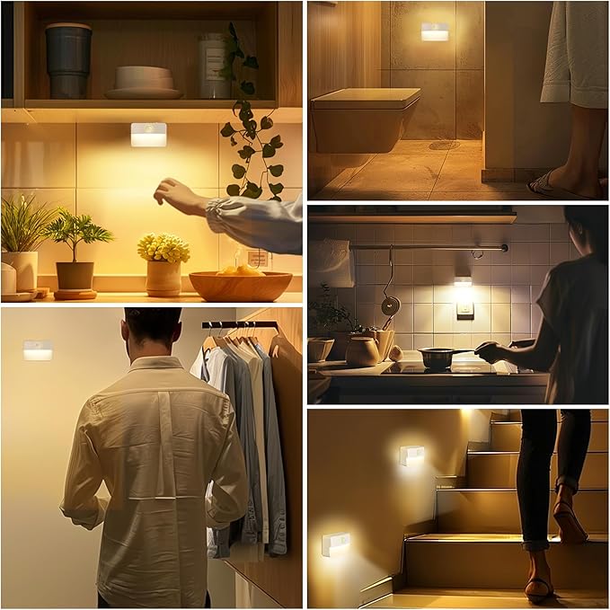 3 Pack Rechargeable Motion Sensor Stair Lights - Image 5