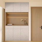 Beige Grasscloth Wallpaper Peel and Stick Contact Paper 15.75inchx118.11inch - Image 7