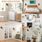 Lomoky Farmhouse Wood Wall Sconces - Image 7