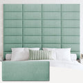 IFNOW Upholstered Wall Mounted Headboard, 3D Soundproof Wall Panels Peel and by IFNOW