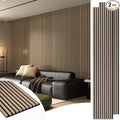 Art3d 2-Pack 108" x 12" Acoustic Wood Panels by Art3d