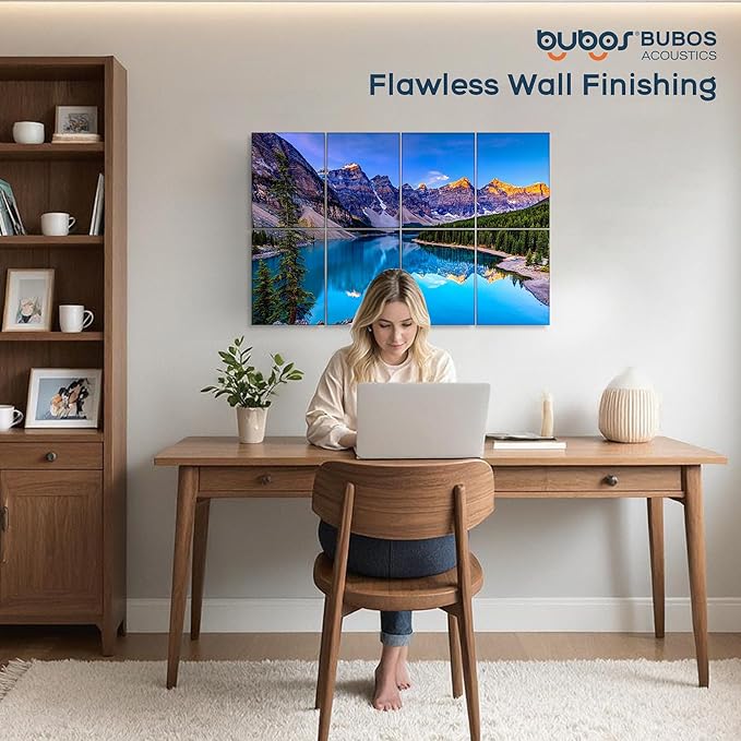 BUBOS 8 Pack Art Acoustic Panels, 47.2" x 31.4" Sound Absorbing Wall Decor - Image 7