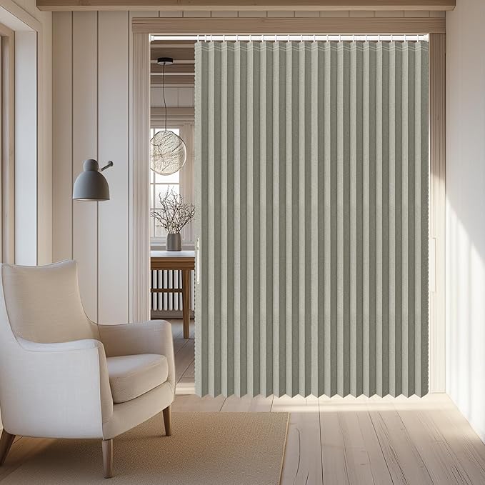 AJAZZ Blackout Accordion Door Curtain - Image 8