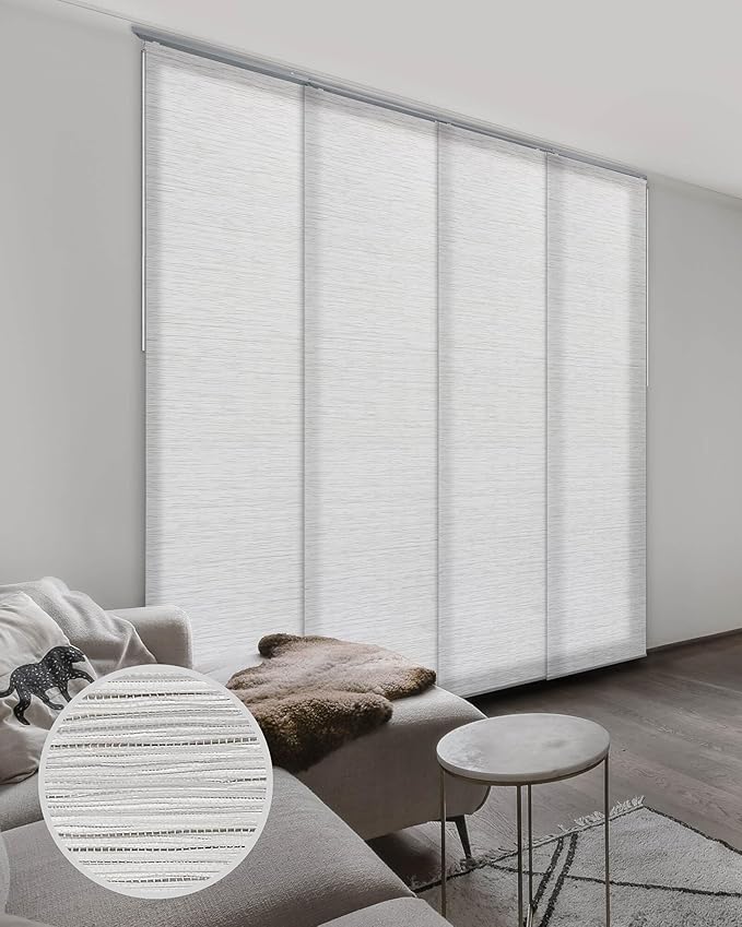 GoDear Design Adjustable Sliding Panel Track Blinds, Vertical Blinds, Room by GoDearDesign