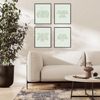 Locomiss Sage Green Christian Wall Art Decor Posters, Minimalist Jesus - Image 3