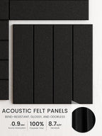 Bumusty Large Cork Board Alternative-48 x 36" Felt Bulletin Board Tiles - Image 3