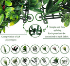 ODTORY Artificial Plant Wall Panels: 50"×120" UV-Anti Faux Grass Wall Backdrop - Image 4